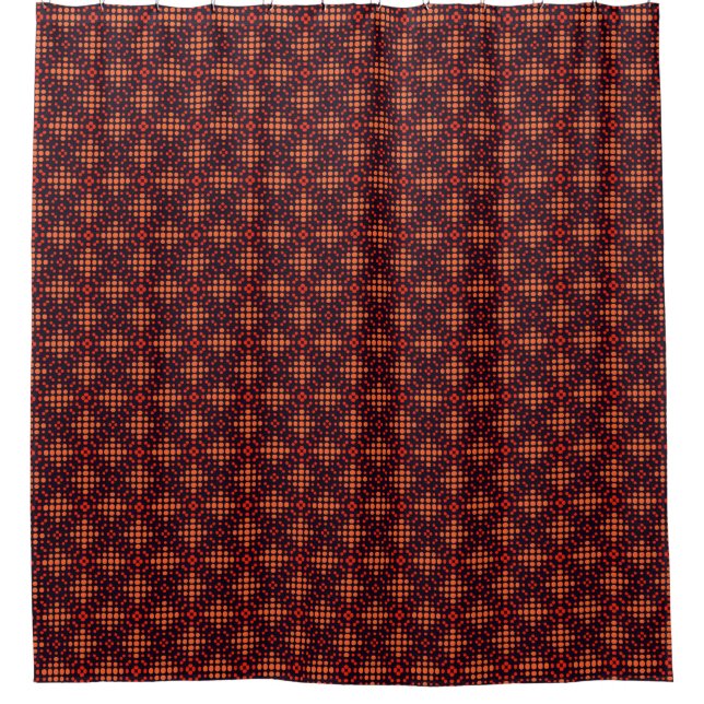 Abstract 3D Illustration of Modern Pattern3d illus Shower Curtain (Front)