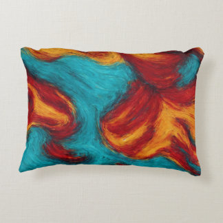 Abstract 3D Oil Painting Decorative Cushion