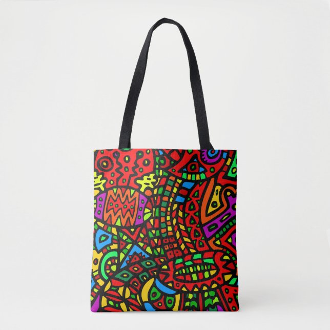 Abstract #411 tote bag (Front)