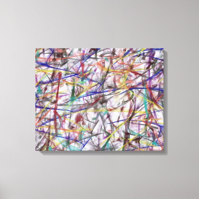 Abstract 432 by Kristalin Davis Canvas Print (Front)