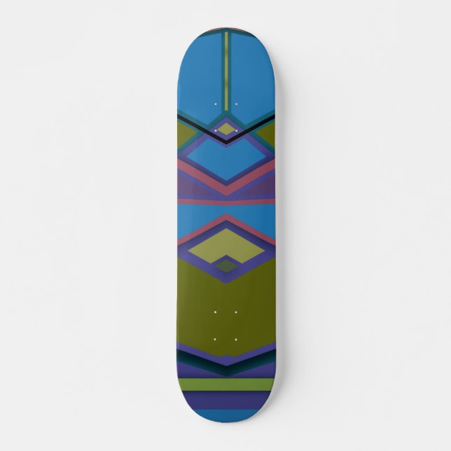 Abstract #565 skateboard (Front)