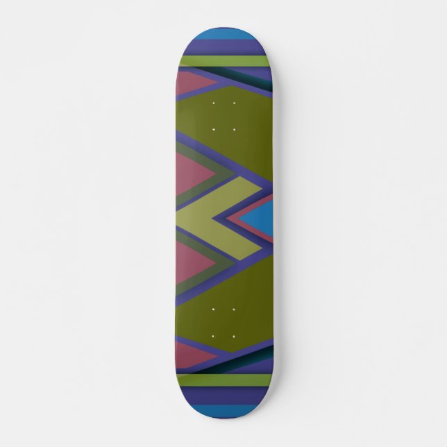 Abstract #575 skateboard (Front)
