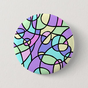 Abstract 6 Cm Round Badge