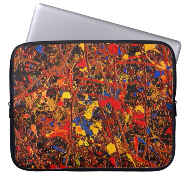 Abstract #725 laptop sleeve (Front)