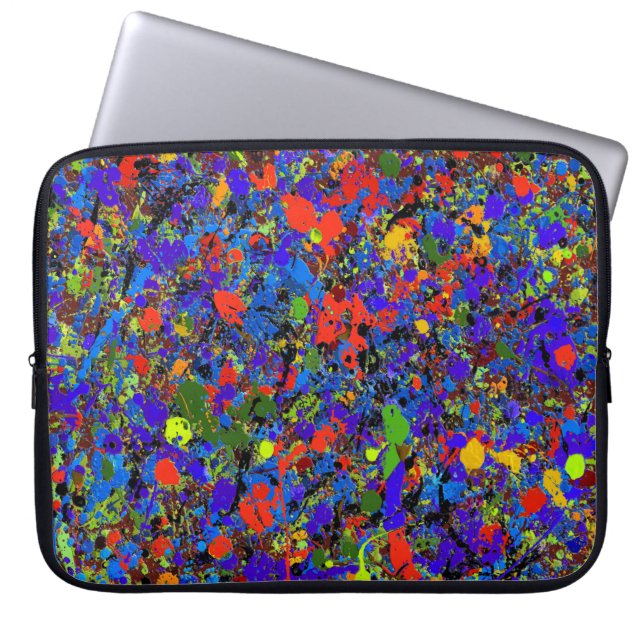 Abstract #738 laptop sleeve (Front)