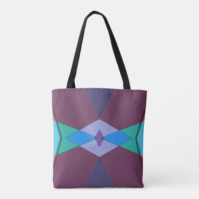 Abstract #749 tote bag (Back)
