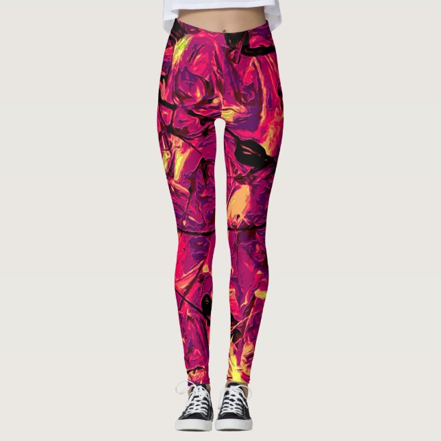 Abstract #787 leggings (Front)