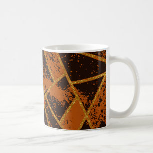 Abstract #944 Brown Coffee Mug