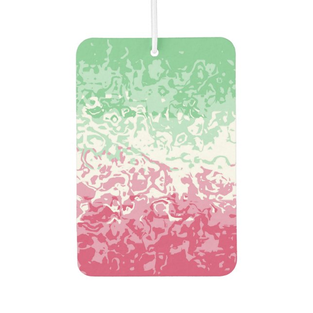Abstract Abrosexual Pride Flag  Car Air Freshener (Front)