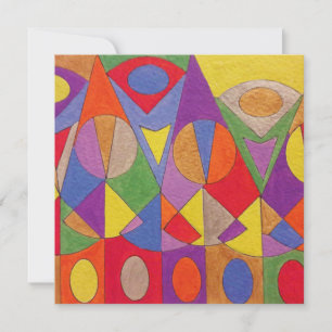Abstract Acrylic 1 Holiday Card