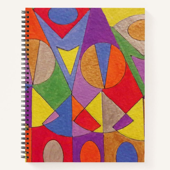 Abstract Acrylic 1 Notebook (Front)