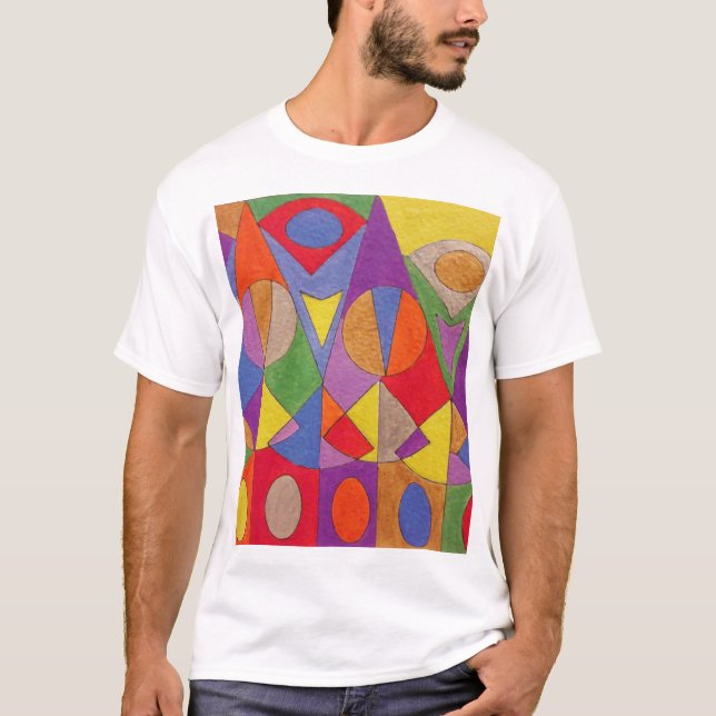 Abstract Acrylic 1 T-Shirt (Front)