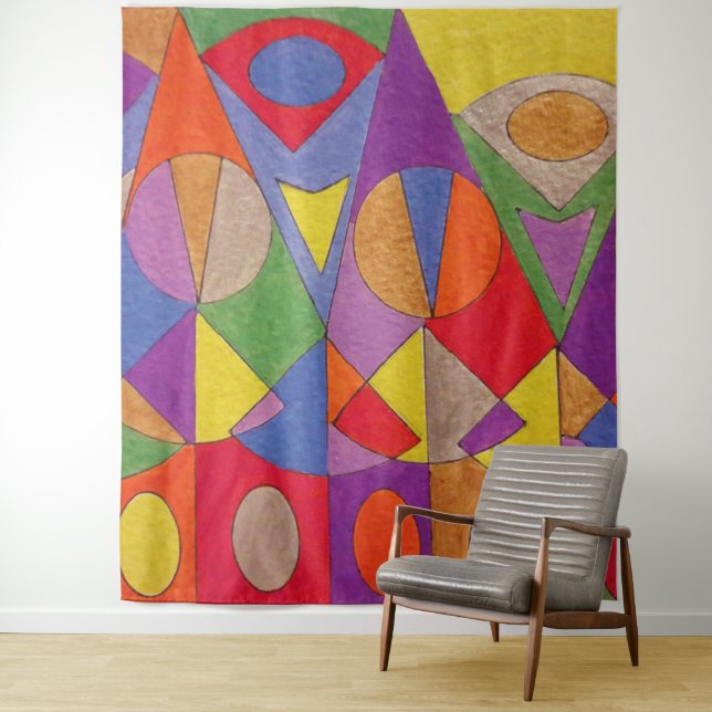 Abstract Acrylic 1 Tapestry (In Situ)