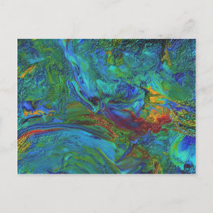 Abstract Acrylic AA1 Postcard
