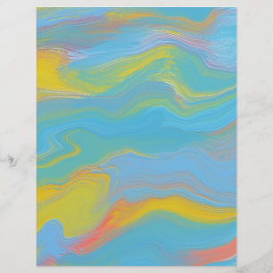 Abstract Acrylic Flow Scrapbook Paper