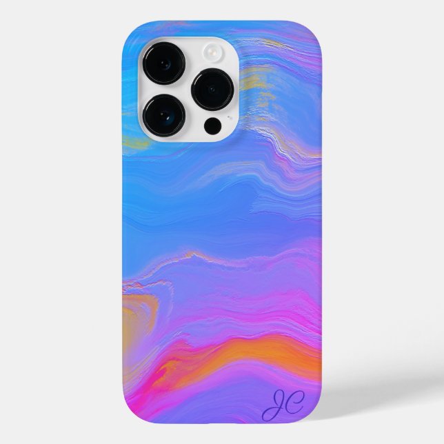Abstract Acrylic Flow - Summer Breezes Case-Mate iPhone Case (Back)