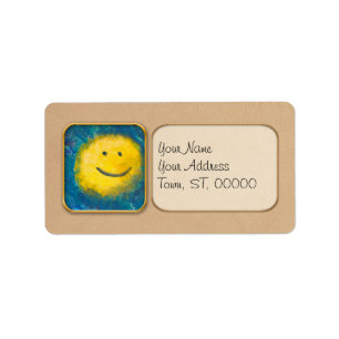 Abstract - Acrylic - Happy abstraction Label