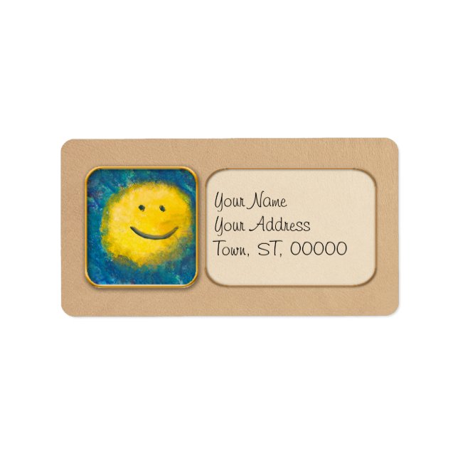 Abstract - Acrylic - Happy abstraction Label (Front)