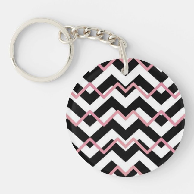Abstract acrylic keychain (Front)
