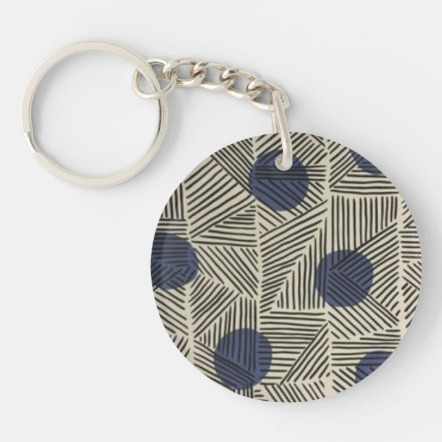 Abstract acrylic keychain (Front)