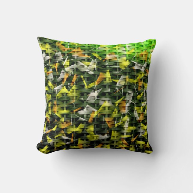 Abstract Acrylic Painting Cushion (Front)