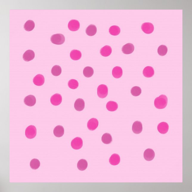 abstract acrylic painting poster (Front)