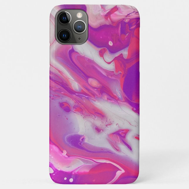 Abstract Acrylic Pour Case-Mate iPhone Case (Back)