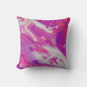 Abstract Acrylic Pour Cushion