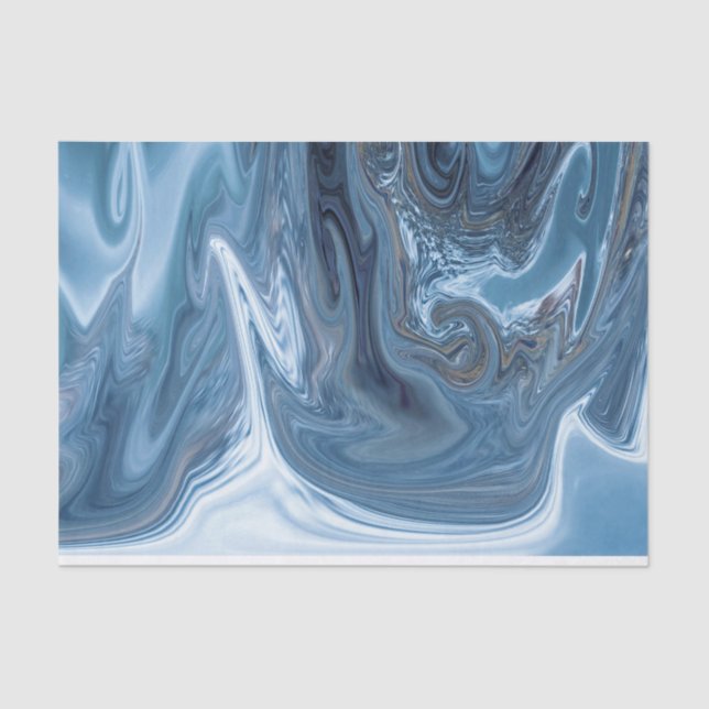 Abstract - Aerial Ocean Beautiful Tissue Paper (Front)