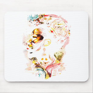 Abstract African Excellence Melanin Black History Mouse Mat