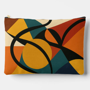 Abstract African Print  Accessory Pouch