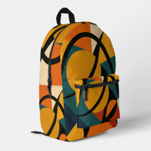 Abstract African Printed Backpack