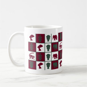 Abstract african tribal art coffee mug
