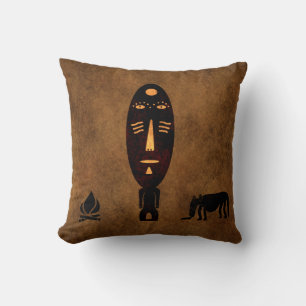 Abstract African tribal art Cushion