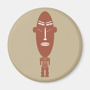 Abstract African tribal indigenous art Magnet