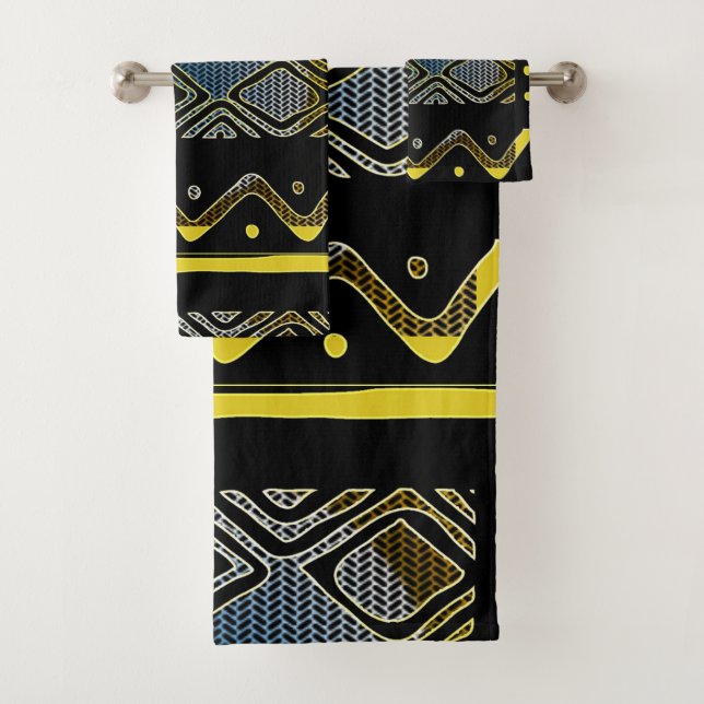 Abstract African Tribal Mud Cloth Motif (Insitu)