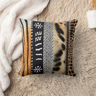 Abstract African Tribe  Design 2 Cushion