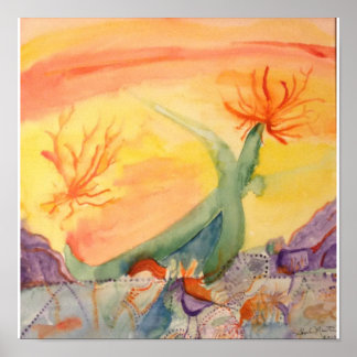 Abstract Afternoon Poster