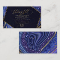 Abstract Agate Wishing Well V2 Midnight ID827