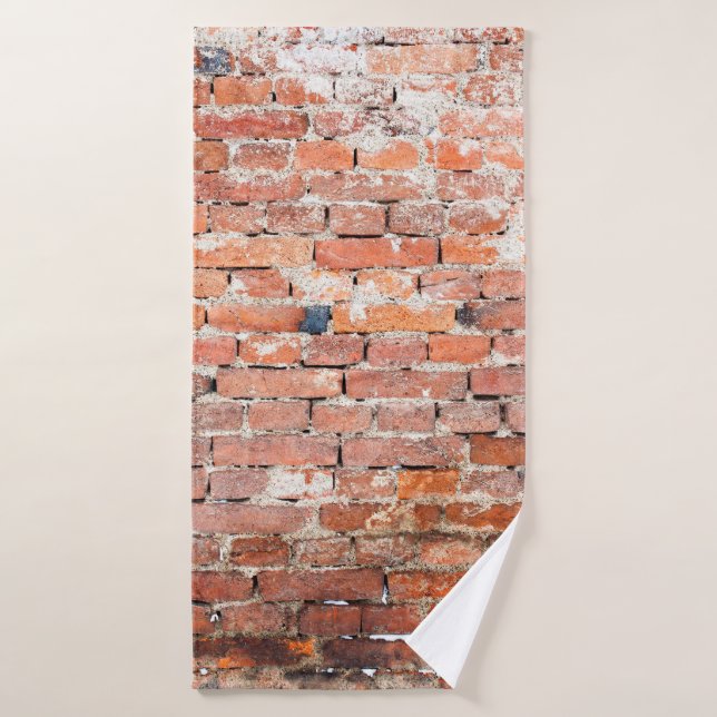 Abstract aging architecture bath towel (Bath Towel)