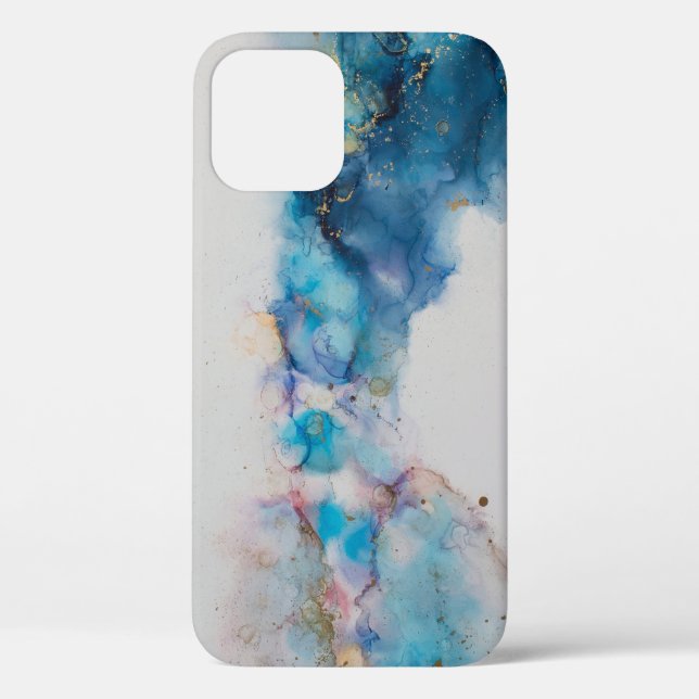 Abstract Alcohol Ink Art Background Case-Mate iPhone Case (Back)