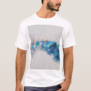 Abstract Alcohol Ink Art Background T-Shirt