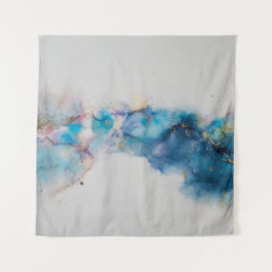 Abstract Alcohol Ink Art Background Tapestry