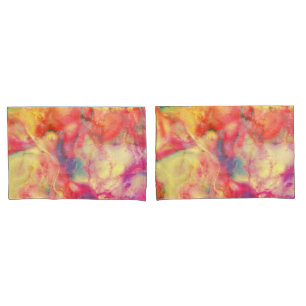 Abstract Alcohol Ink Art Pillowcase
