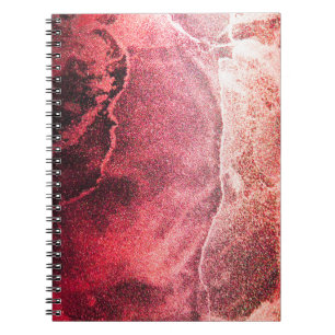 Abstract Alcohol Ink Painting Modern Art Backgroun Notebook