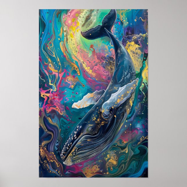 Abstract Ale in Fantastic Vibes Art Poster (Front)