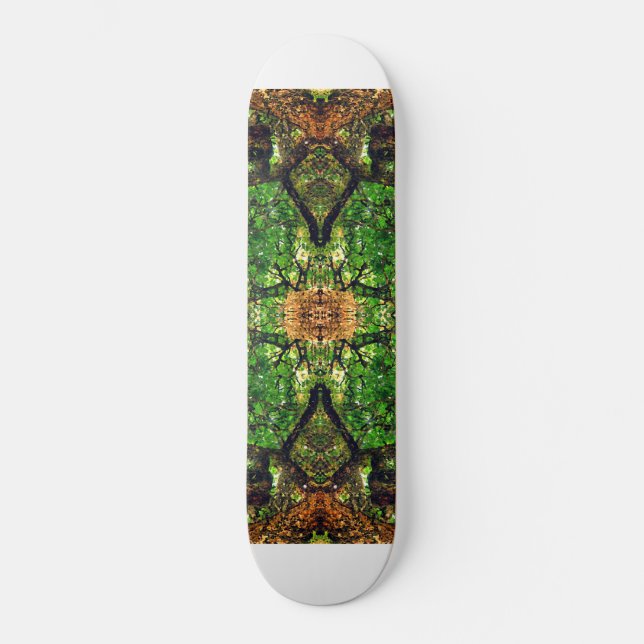 ABSTRACT AMBIDEXTROUS TREE ART #66,   SKATEBOARD (Front)