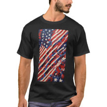 Abstract American Flag: Dynamic Patriotic Collecti