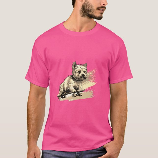 Abstract and Artistic Dog Designs tshirt (Front)