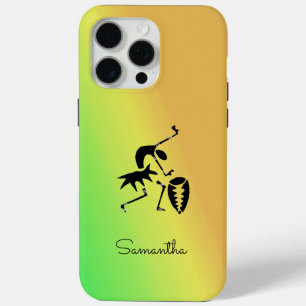 Abstract and Colourful Awesome Silhouette Dancer iPhone 15 Pro Max Case